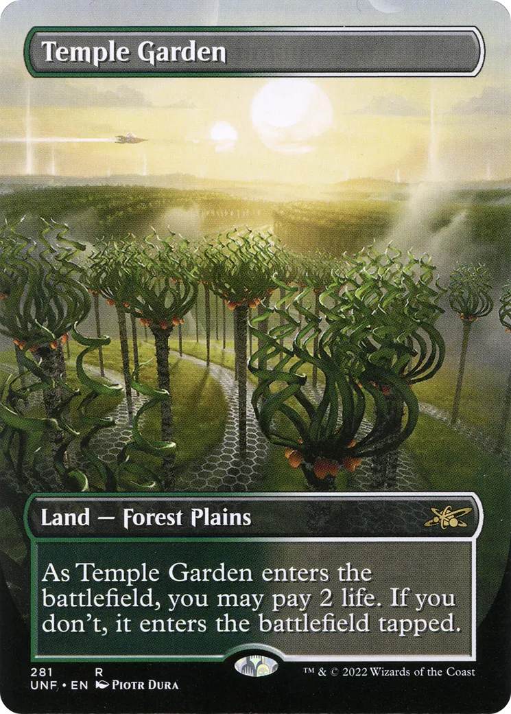 Temple Garden — Unfinity — Magic: The Gathering