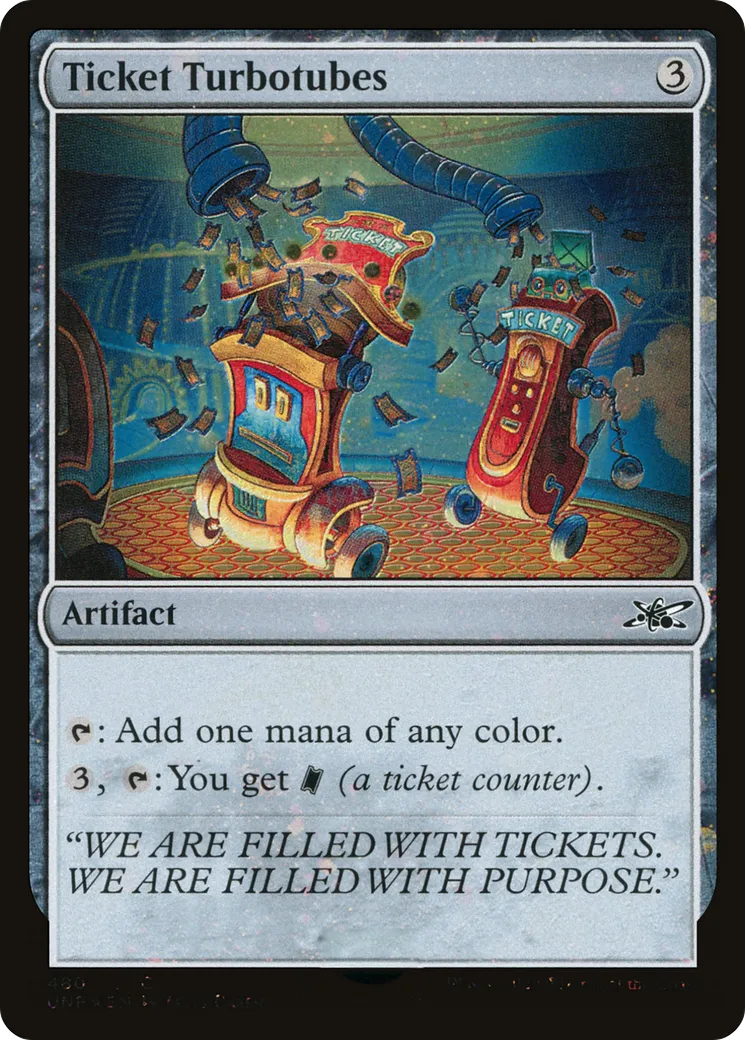 Ticket Turbotubes — Unfinity — Magic: The Gathering