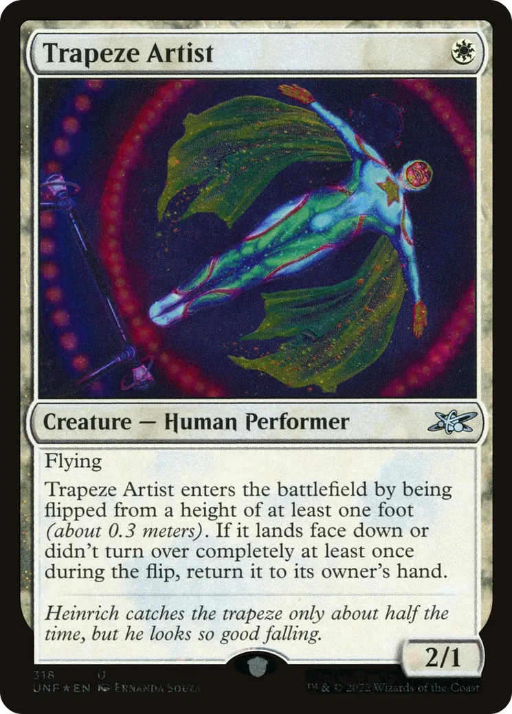 Trapeze Artist from Unfinity - Magic: The Gathering