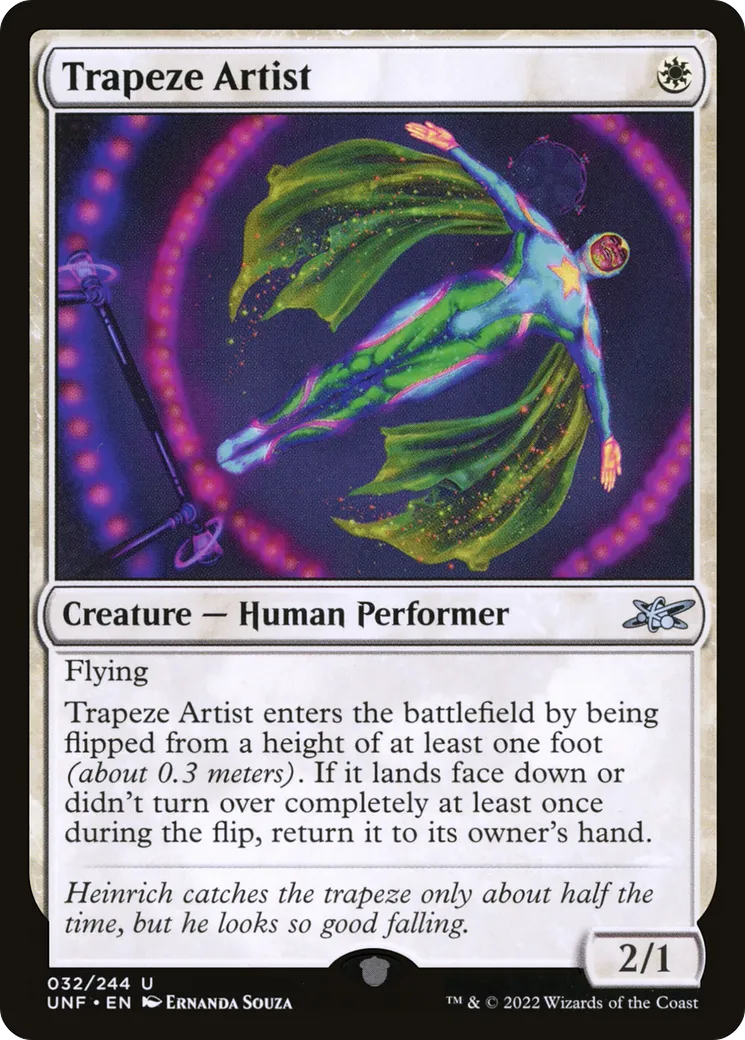 Trapeze Artist — Unfinity — Magic: The Gathering