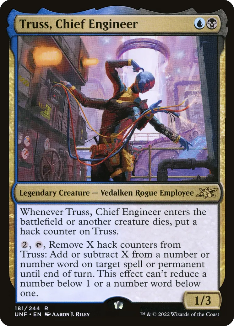 Truss, Chief Engineer — Unfinity — Magic: The Gathering
