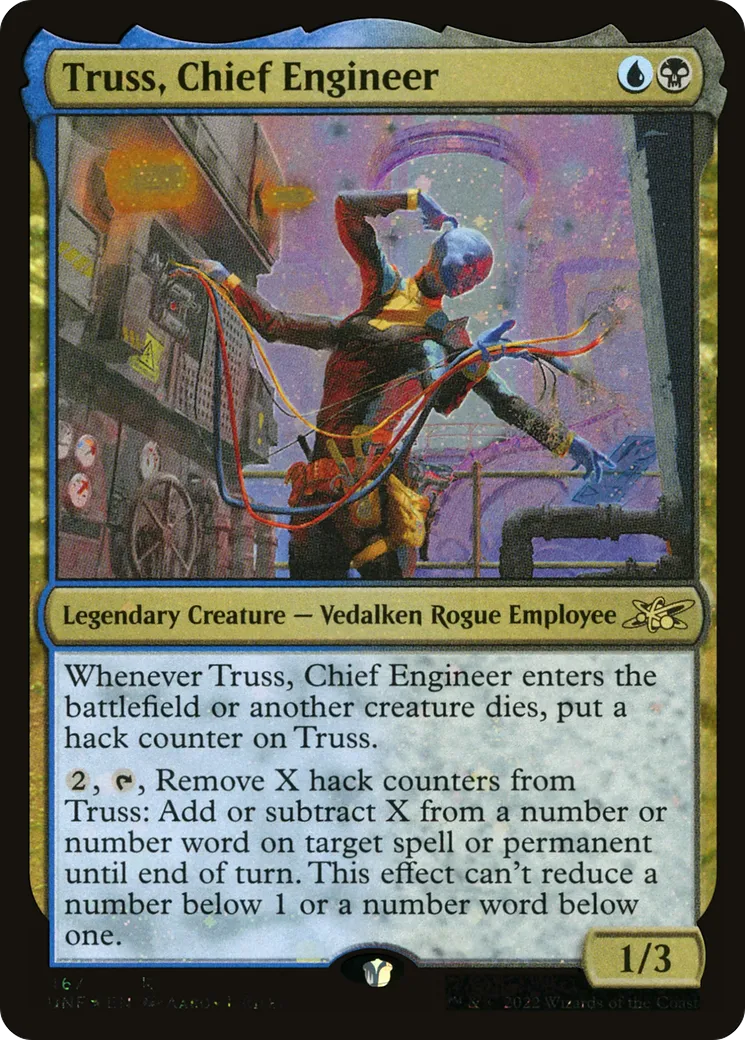 Truss, Chief Engineer — Unfinity — Magic: The Gathering