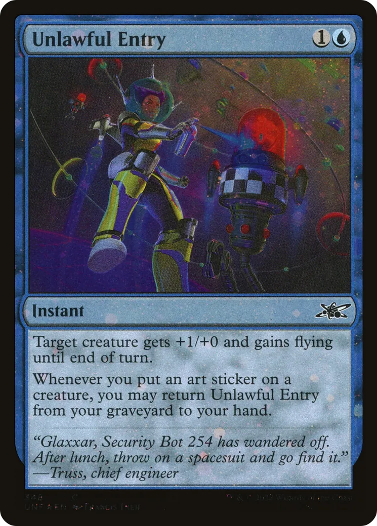 Unlawful Entry — Unfinity — Magic: The Gathering