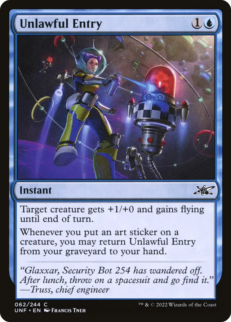 Unlawful Entry — Unfinity — Magic: The Gathering