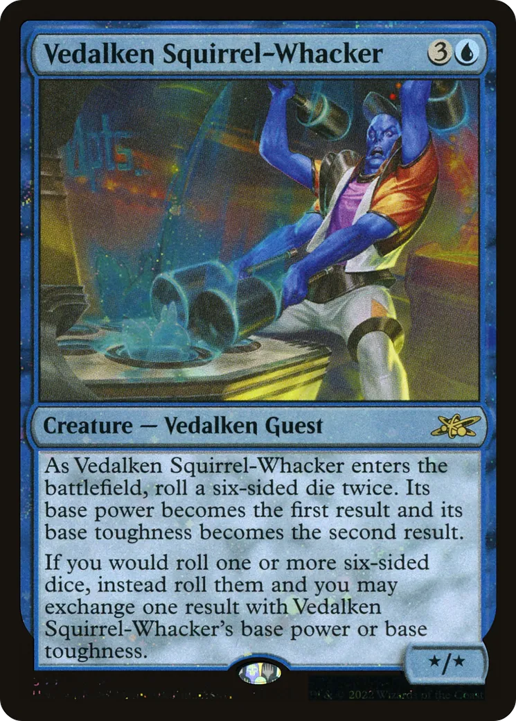 Vedalken Squirrel-Whacker — Unfinity — Magic: The Gathering