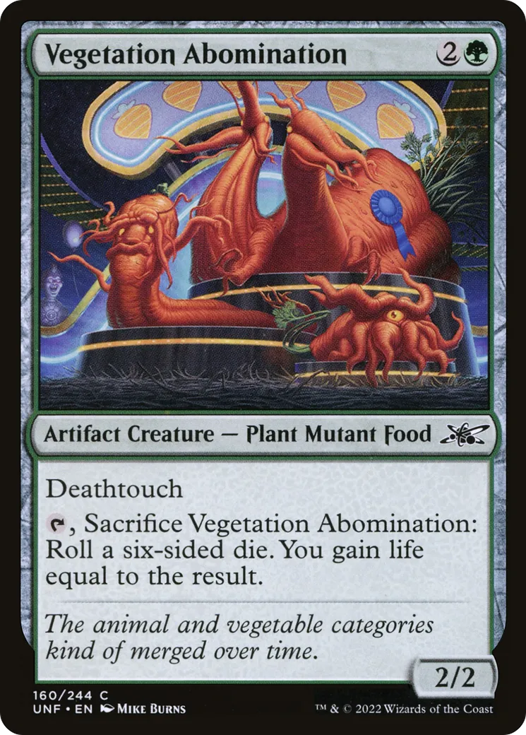 Vegetation Abomination — Unfinity — Magic: The Gathering