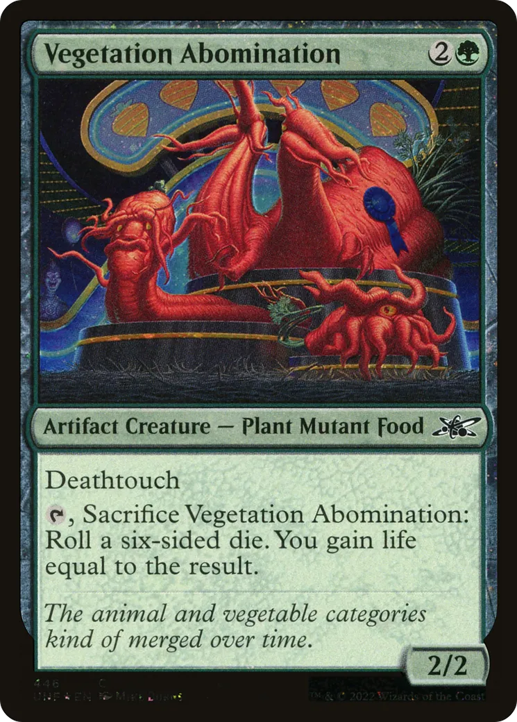 Vegetation Abomination — Unfinity — Magic: The Gathering