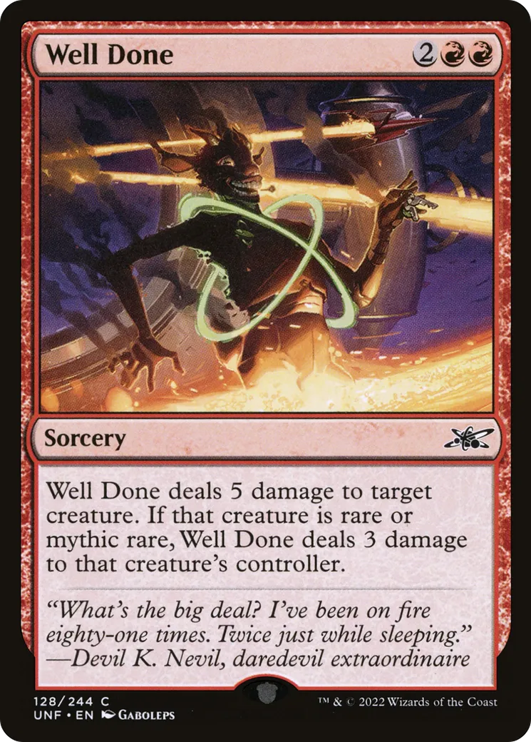Well Done — Unfinity — Magic: The Gathering