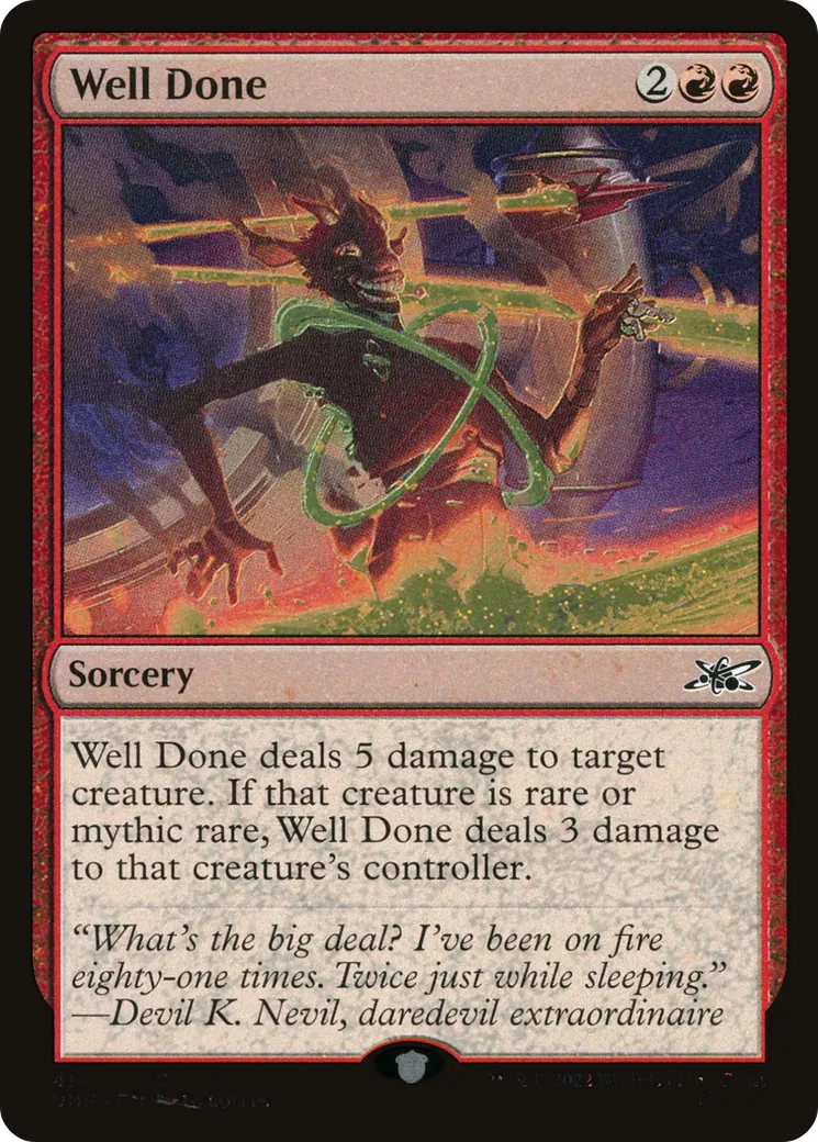 Well Done from Unfinity - Magic: The Gathering
