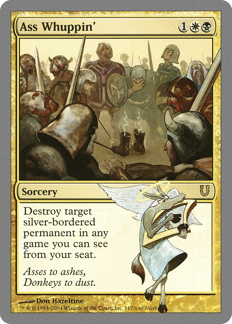Ass Whuppin' — Unhinged — Magic: The Gathering
