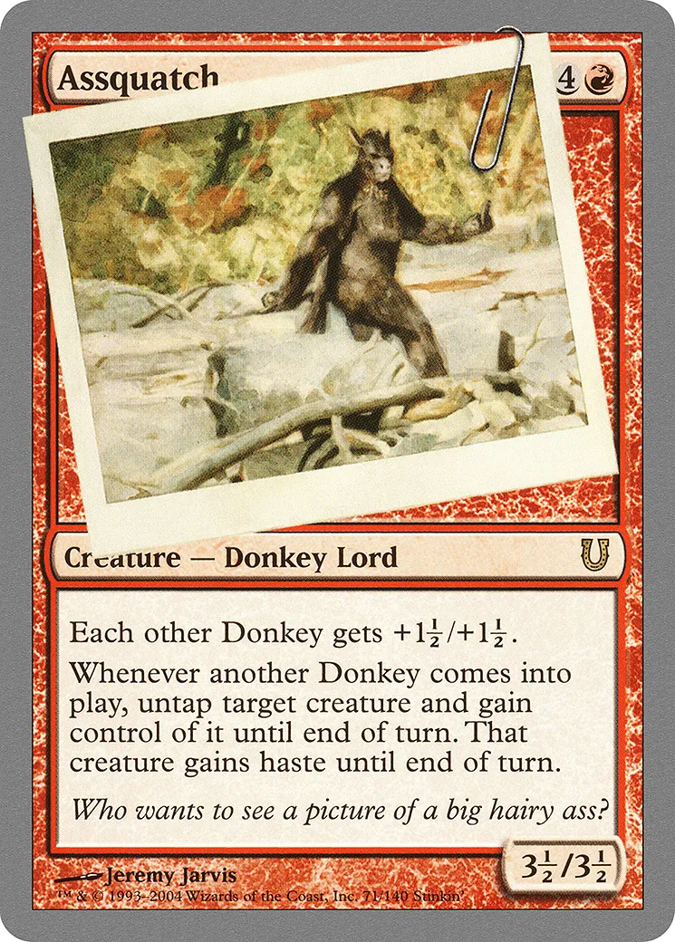 Assquatch — Unhinged — Magic: The Gathering