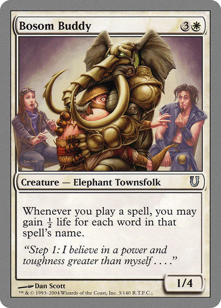 Bosom Buddy — Unhinged — Magic: The Gathering