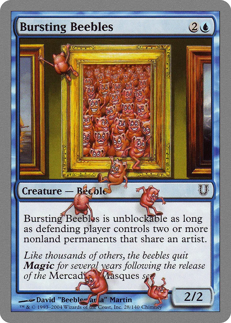 Bursting Beebles — Unhinged — Magic: The Gathering