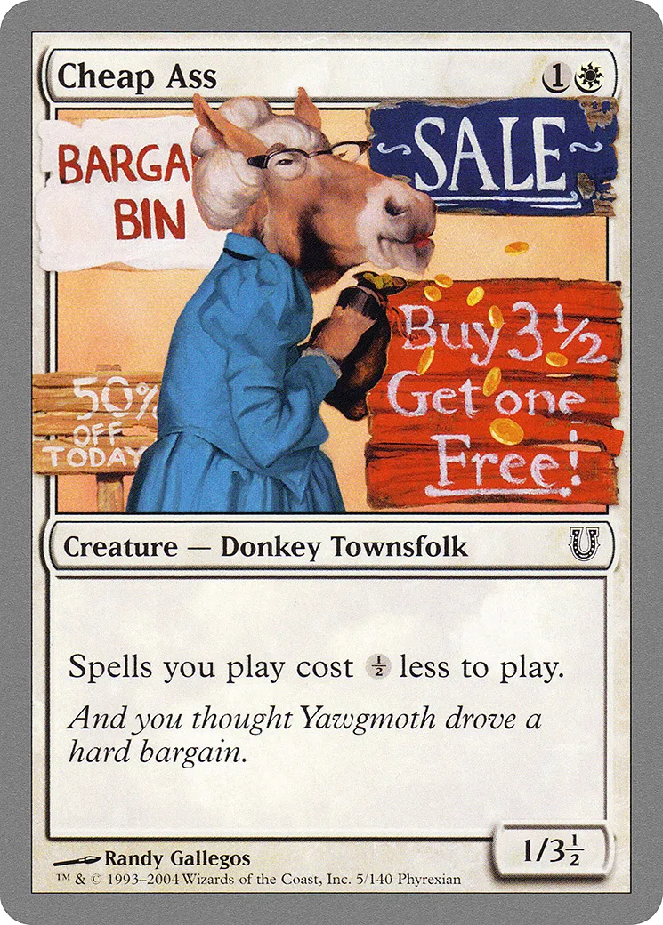 Cheap Ass — Unhinged — Magic: The Gathering