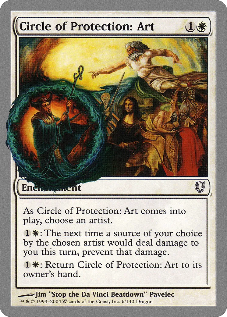 Circle of Protection: Art — Unhinged — Magic: The Gathering