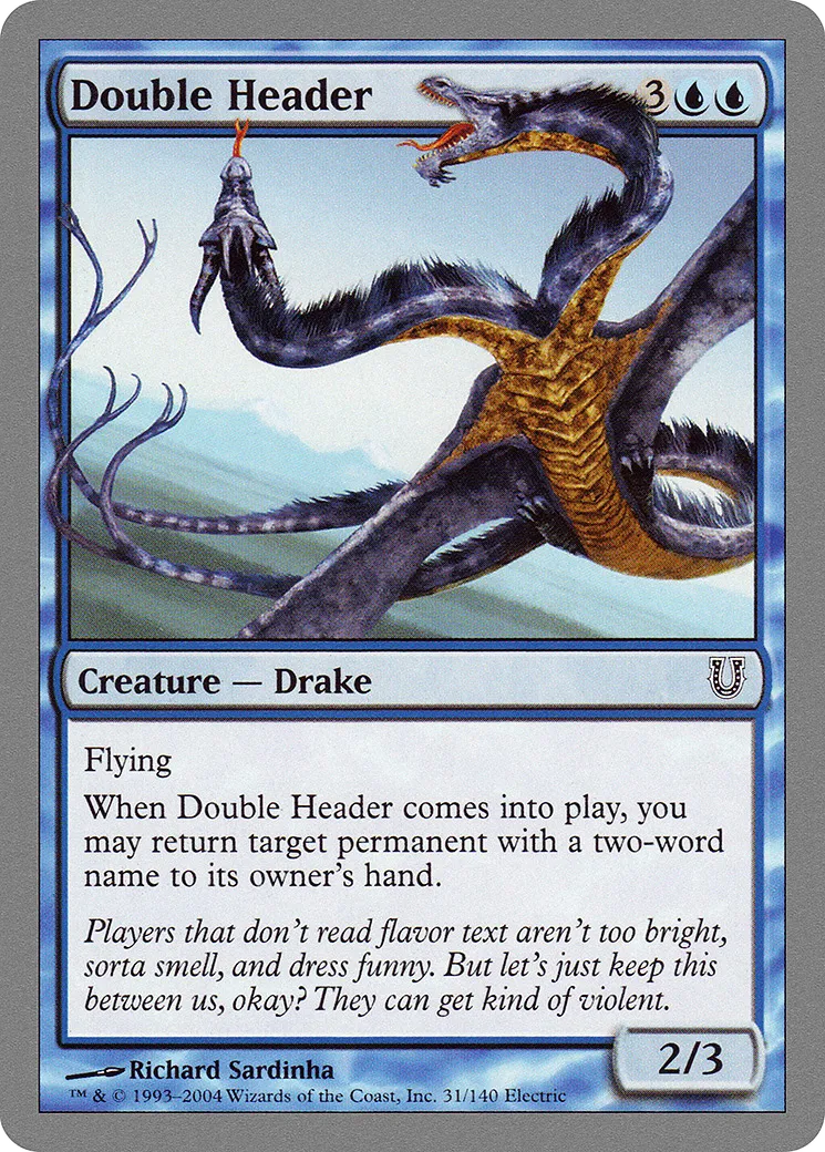 Double Header — Unhinged — Magic: The Gathering