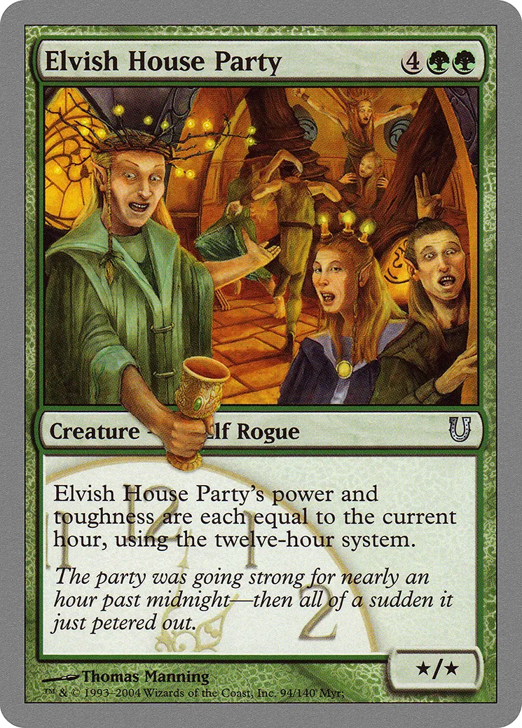 Elvish House Party — Unhinged — Magic: The Gathering
