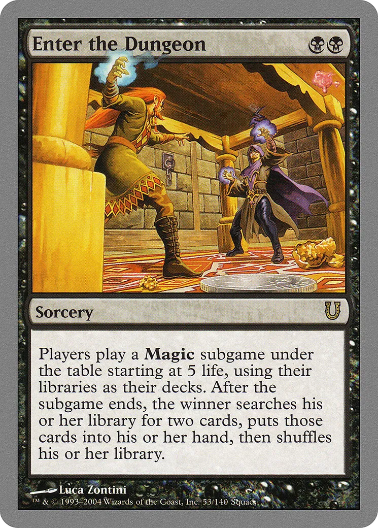 Enter the Dungeon — Unhinged — Magic: The Gathering