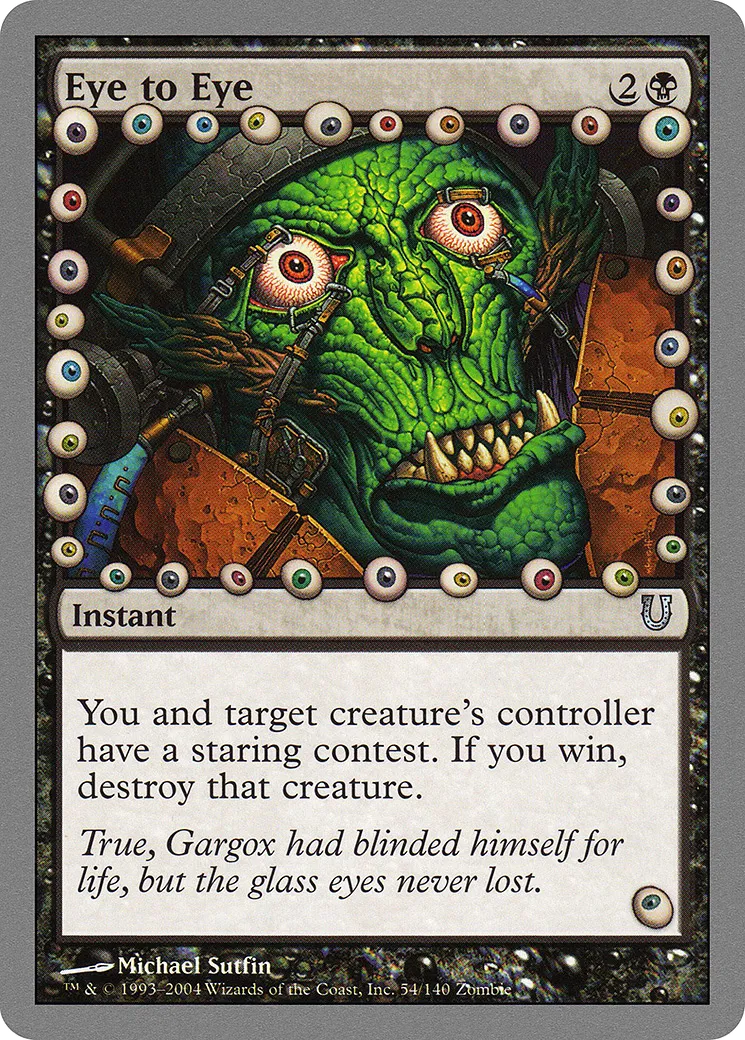 Eye to Eye — Unhinged — Magic: The Gathering