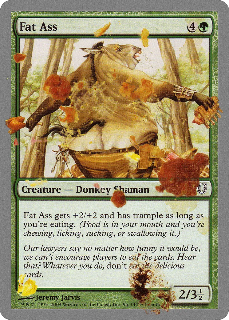 Fat Ass — Unhinged — Magic: The Gathering