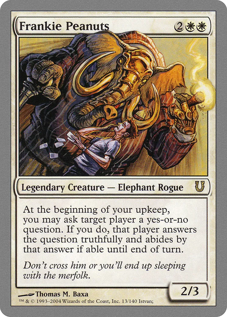 Frankie Peanuts — Unhinged — Magic: The Gathering