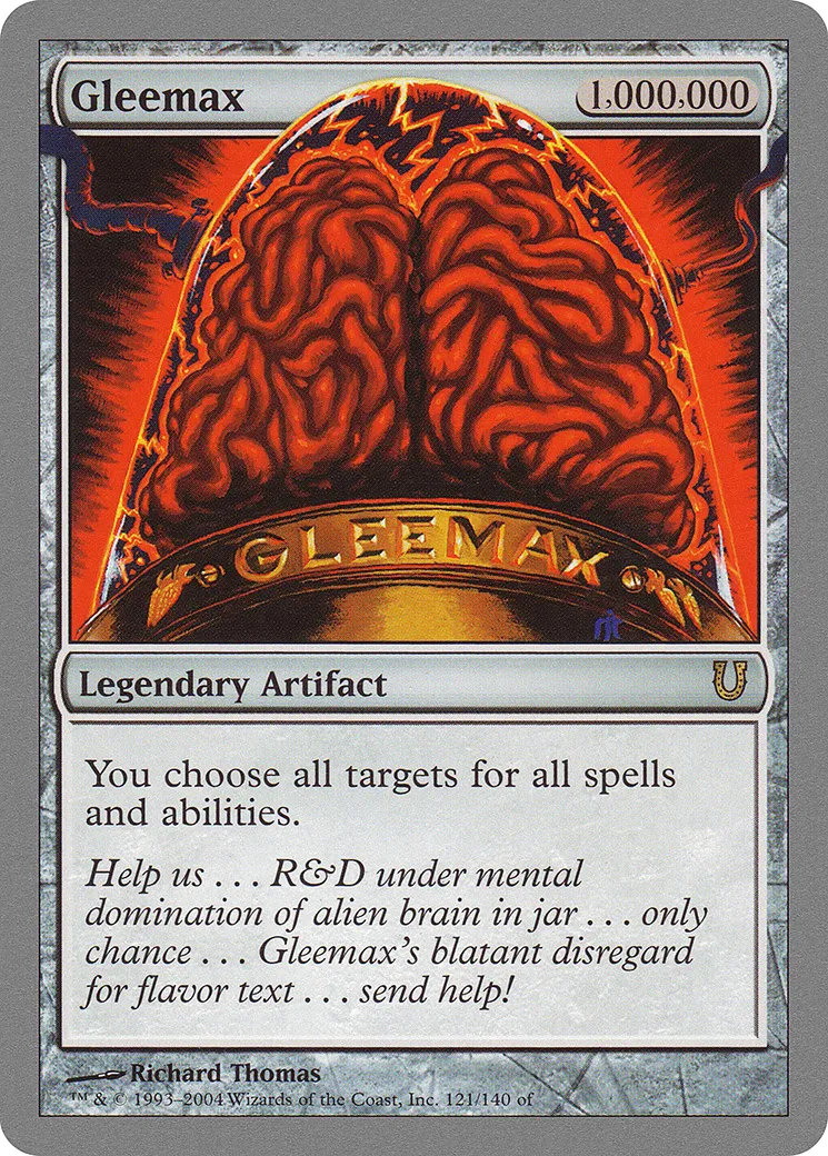 Gleemax — Unhinged — Magic: The Gathering