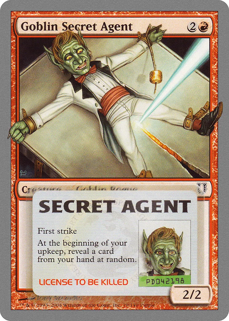 Goblin Secret Agent — Unhinged — Magic: The Gathering