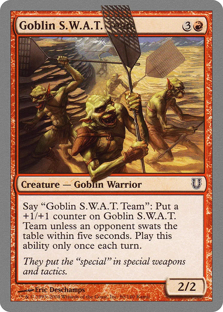 Goblin S.W.A.T. Team — Unhinged — Magic: The Gathering