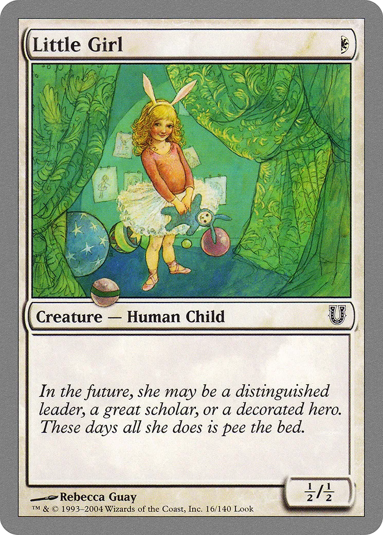 Little Girl — Unhinged — Magic: The Gathering