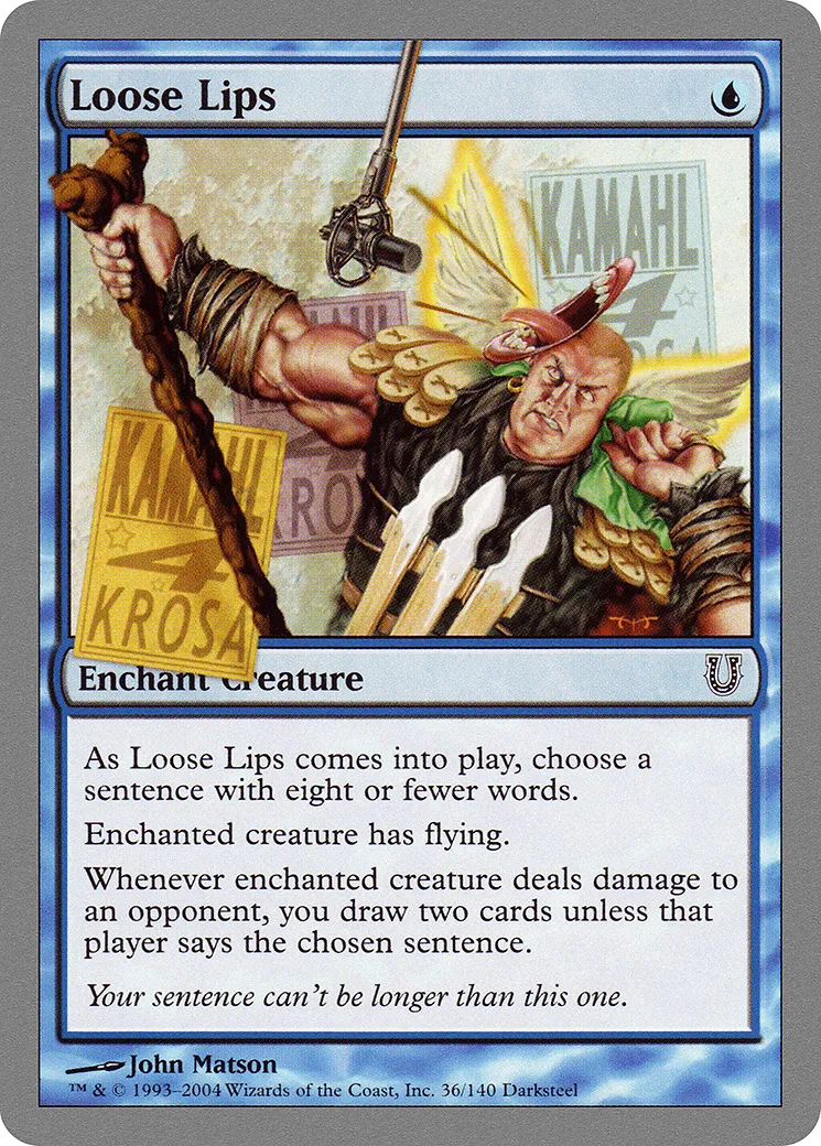 Loose Lips — Unhinged — Magic: The Gathering