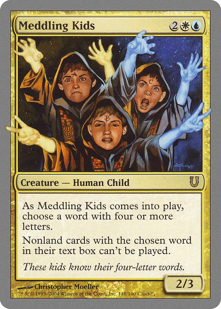Meddling Kids — Unhinged — Magic: The Gathering