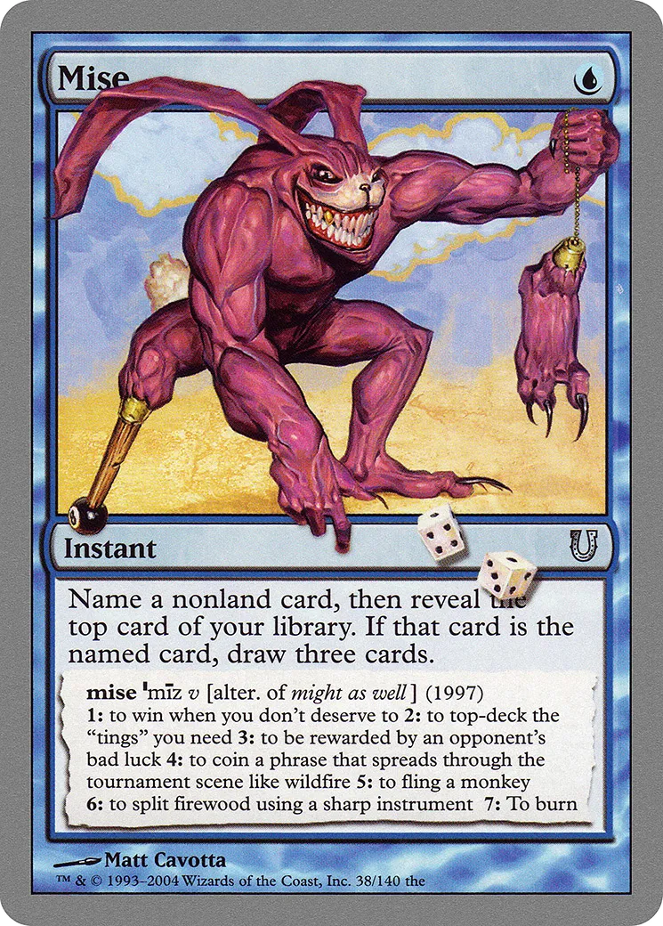 Mise — Unhinged — Magic: The Gathering