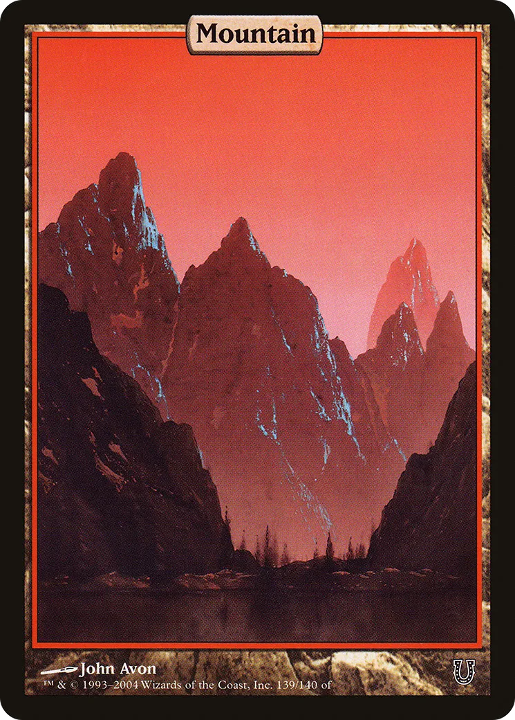 Mountain — Unhinged — Magic: The Gathering