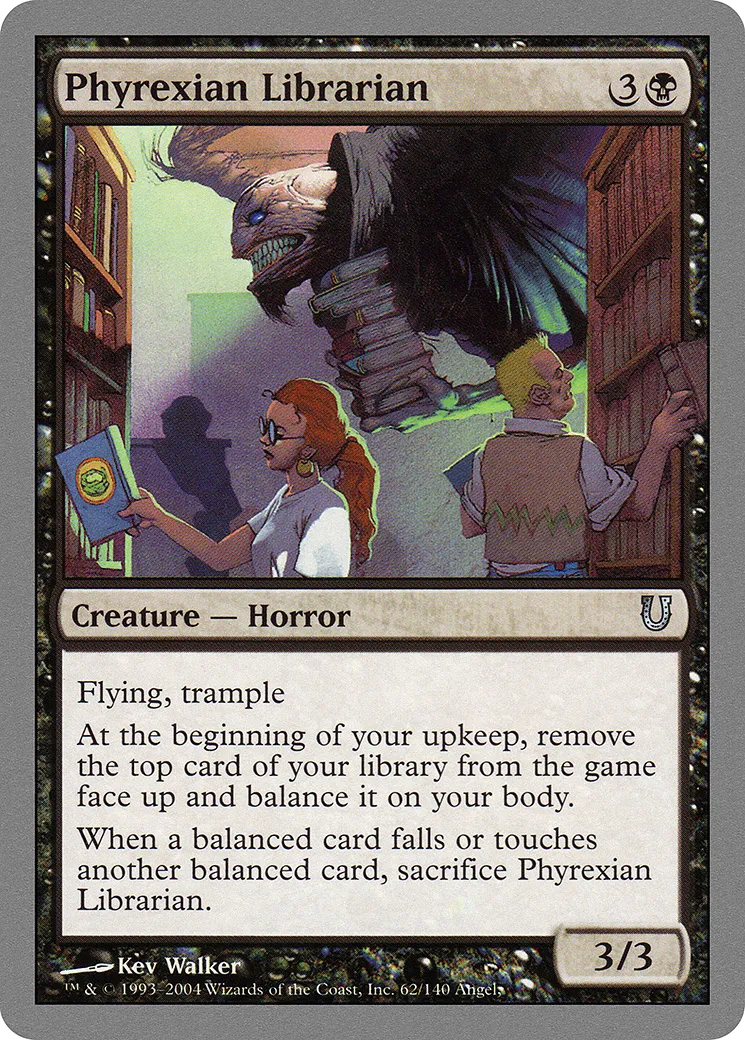 Phyrexian Librarian — Unhinged — Magic: The Gathering