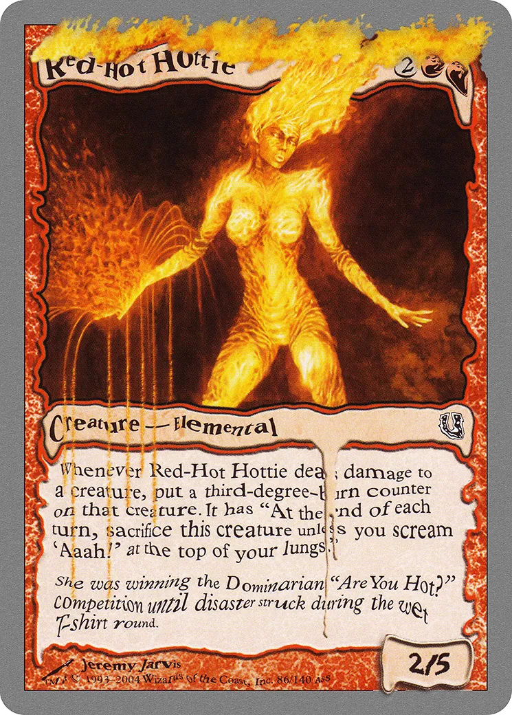 Red-Hot Hottie — Unhinged — Magic: The Gathering