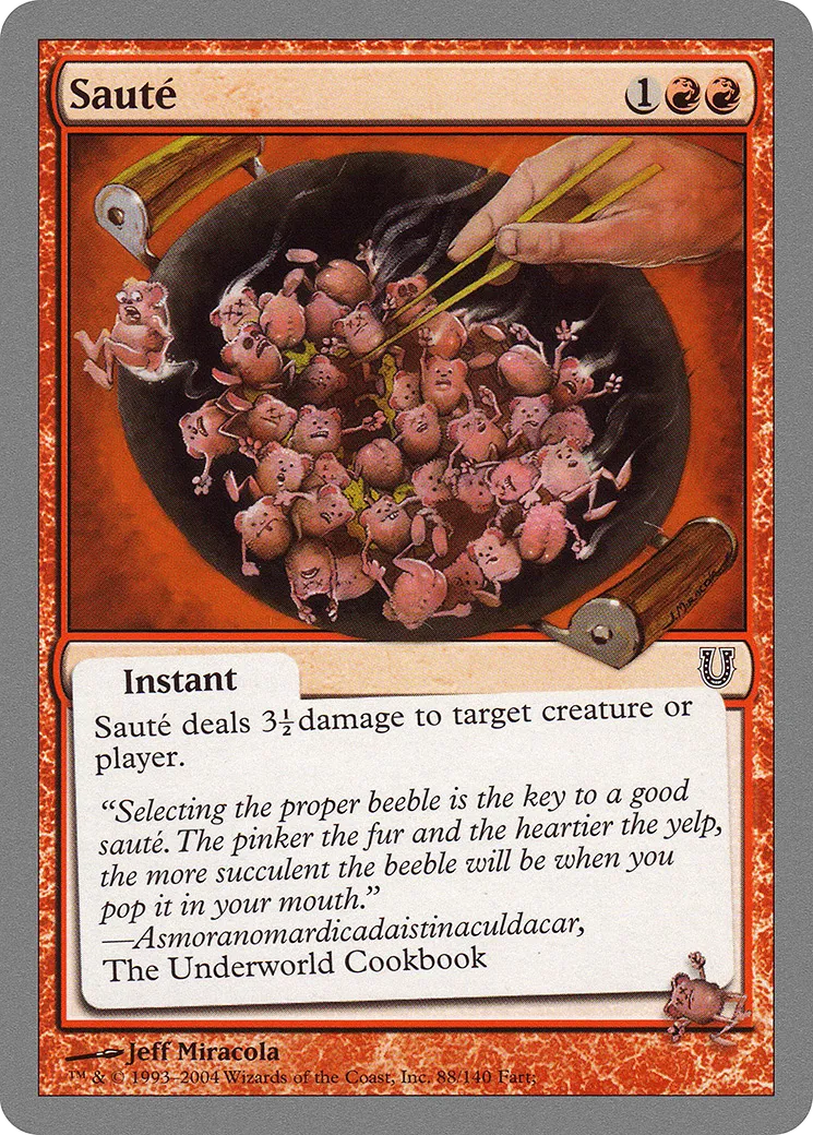 Sauté — Unhinged — Magic: The Gathering