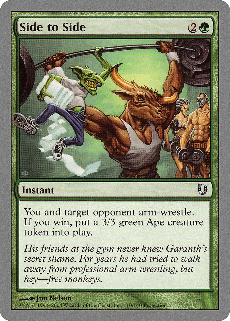 Side to Side — Unhinged — Magic: The Gathering