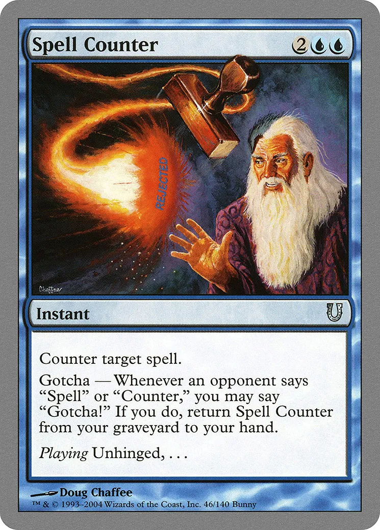 Spell Counter — Unhinged — Magic: The Gathering