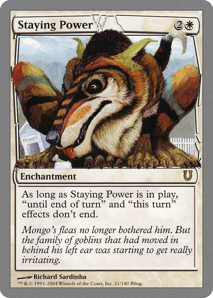 Staying Power — Unhinged — Magic: The Gathering