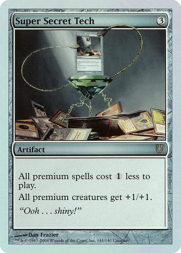 Super Secret Tech — Unhinged — Magic: The Gathering