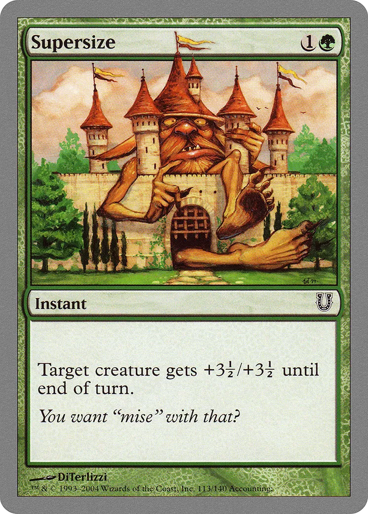Supersize — Unhinged — Magic: The Gathering