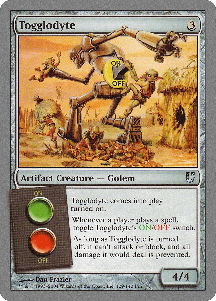 Togglodyte — Unhinged — Magic: The Gathering