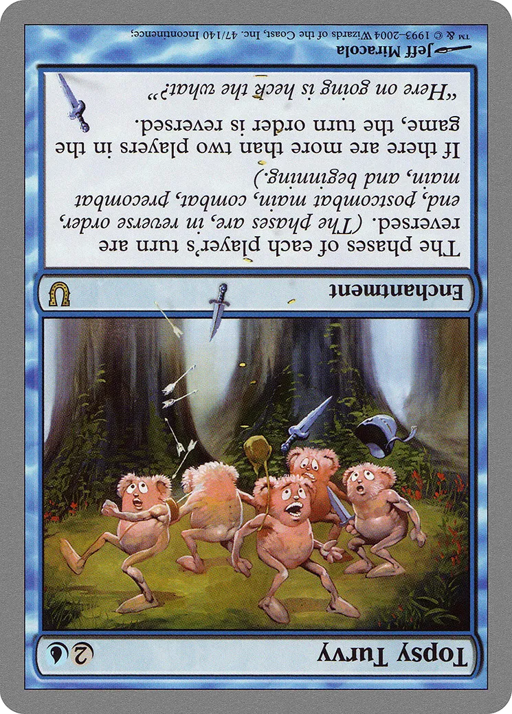 Topsy Turvy — Unhinged — Magic: The Gathering