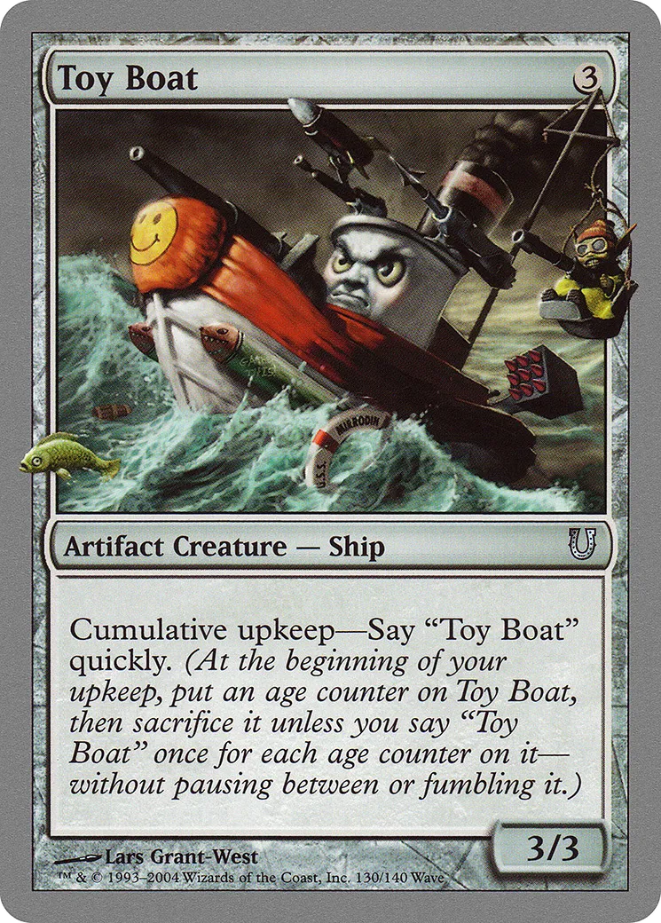 Toy Boat — Unhinged — Magic: The Gathering