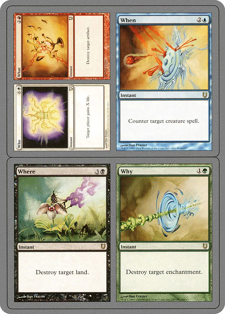 Who // What // When // Where // Why — Unhinged — Magic: The Gathering