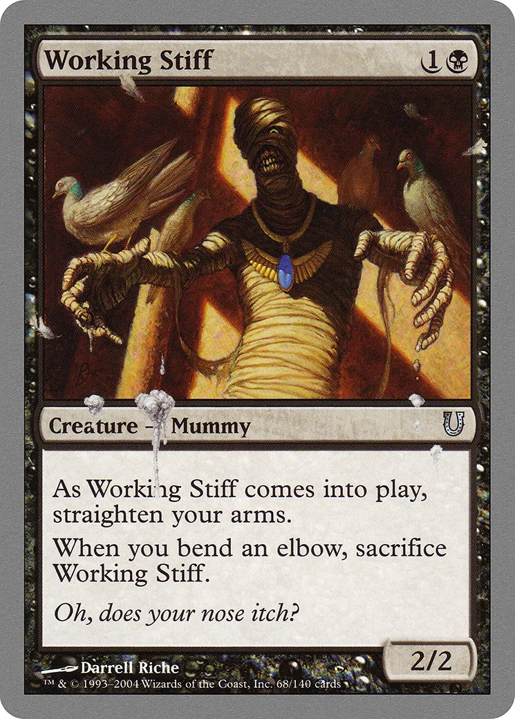 Working Stiff — Unhinged — Magic: The Gathering