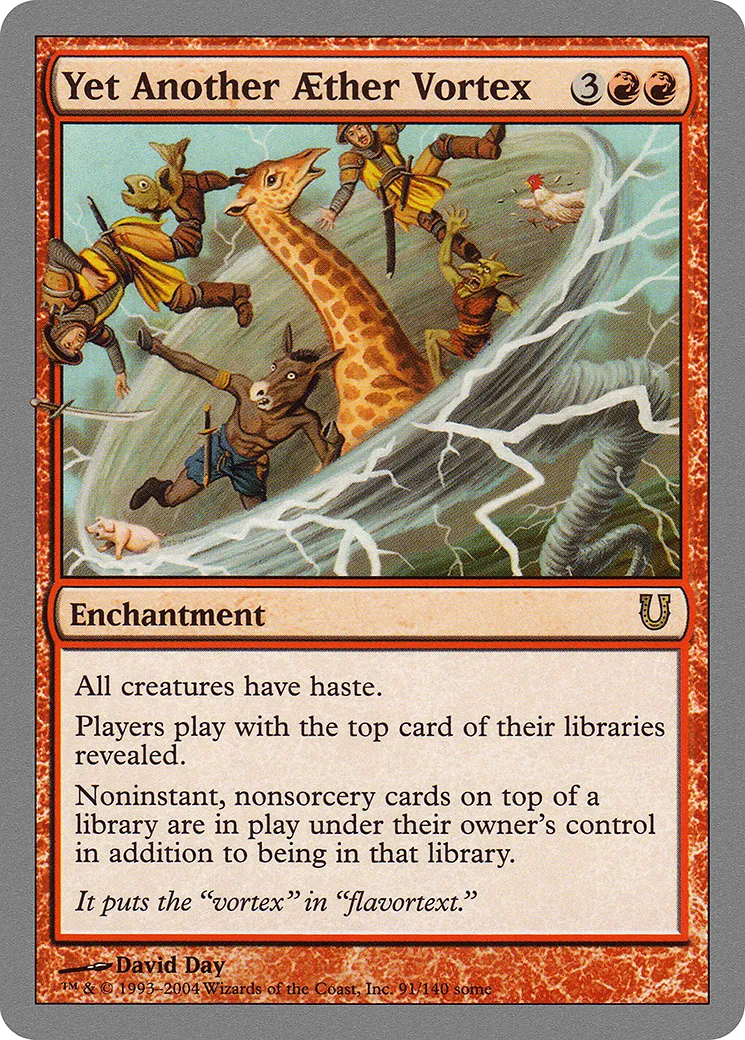 Yet Another Aether Vortex — Unhinged — Magic: The Gathering