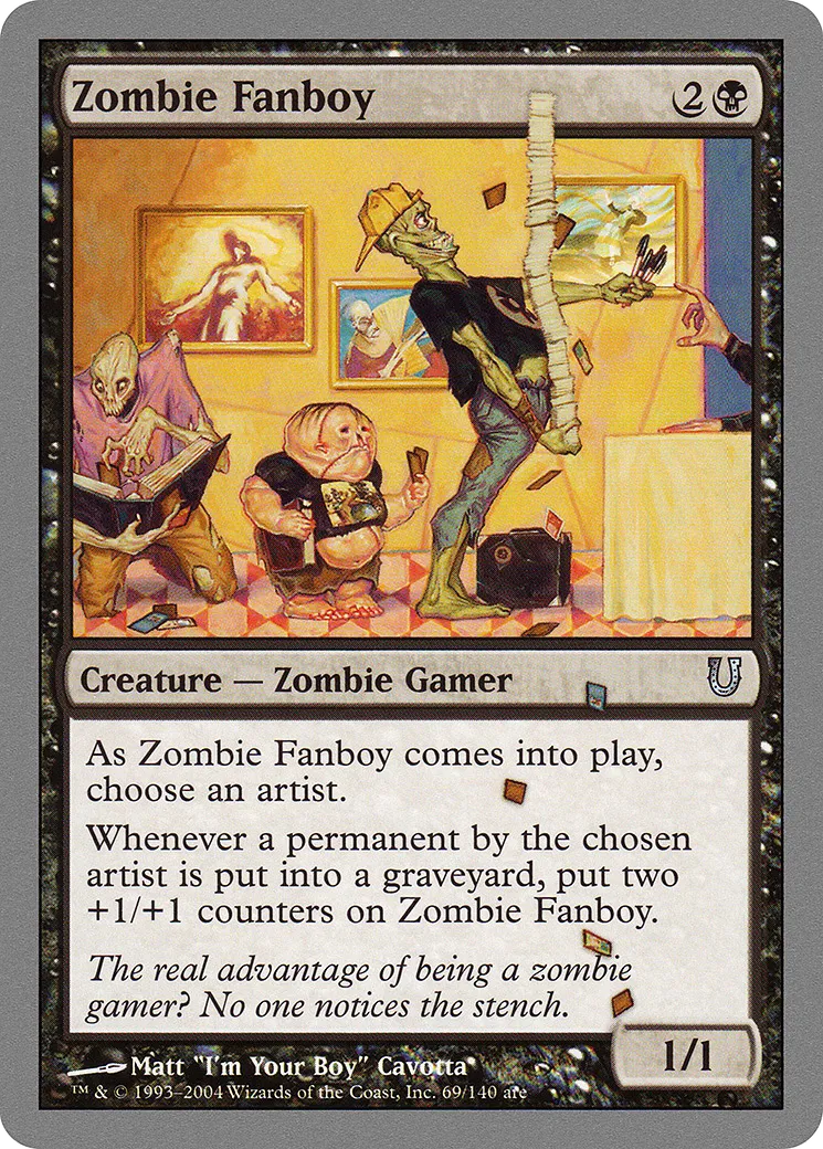 Zombie Fanboy — Unhinged — Magic: The Gathering