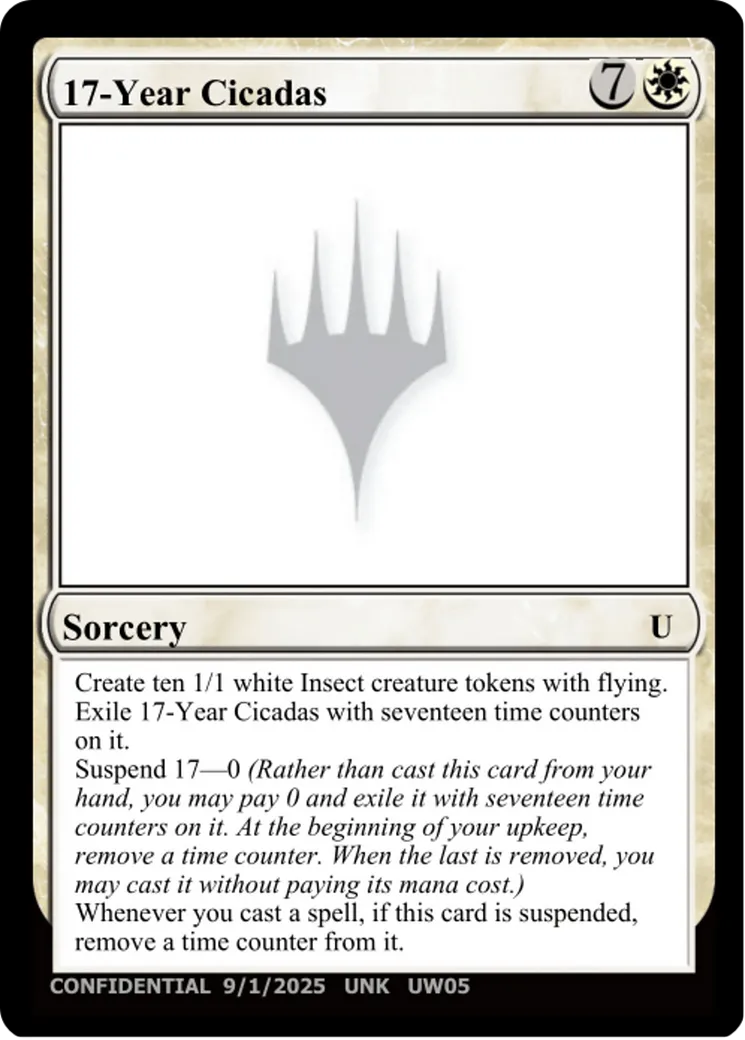 17-Year Cicadas — Unknown Event — Magic: The Gathering