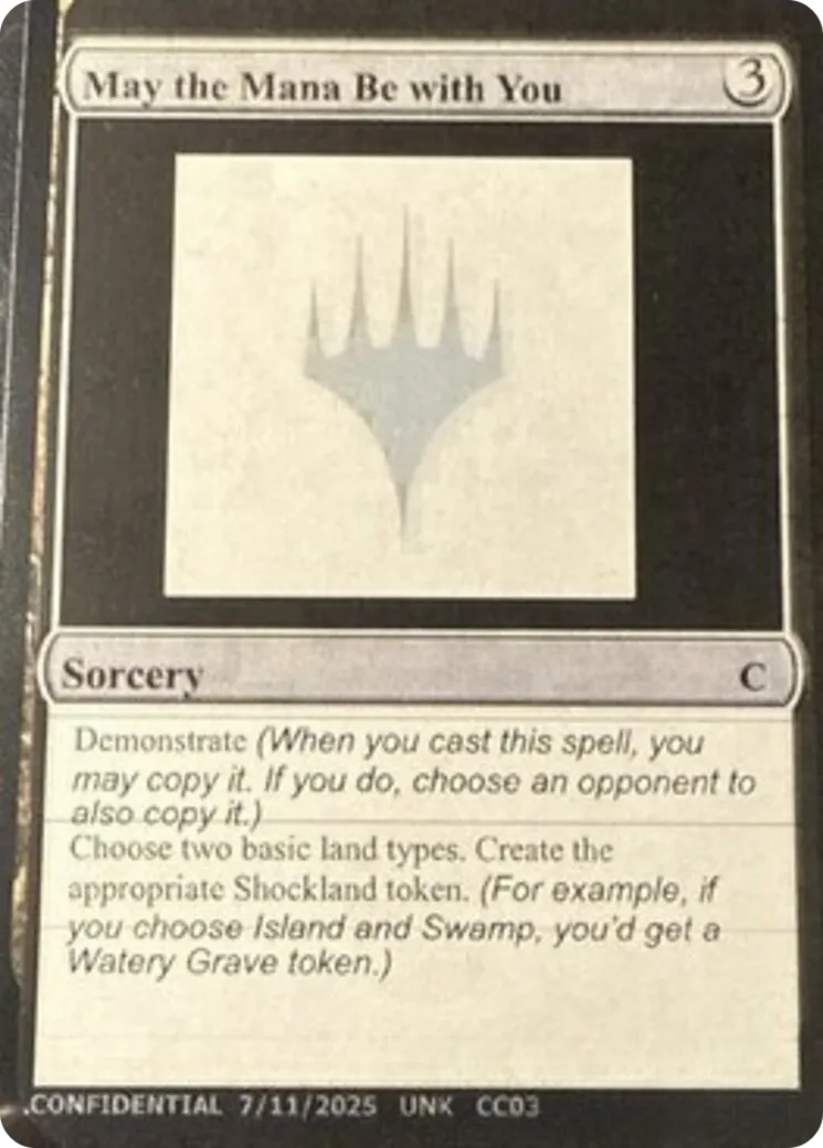 May the Mana Be with You — Unknown Event — Magic: The Gathering